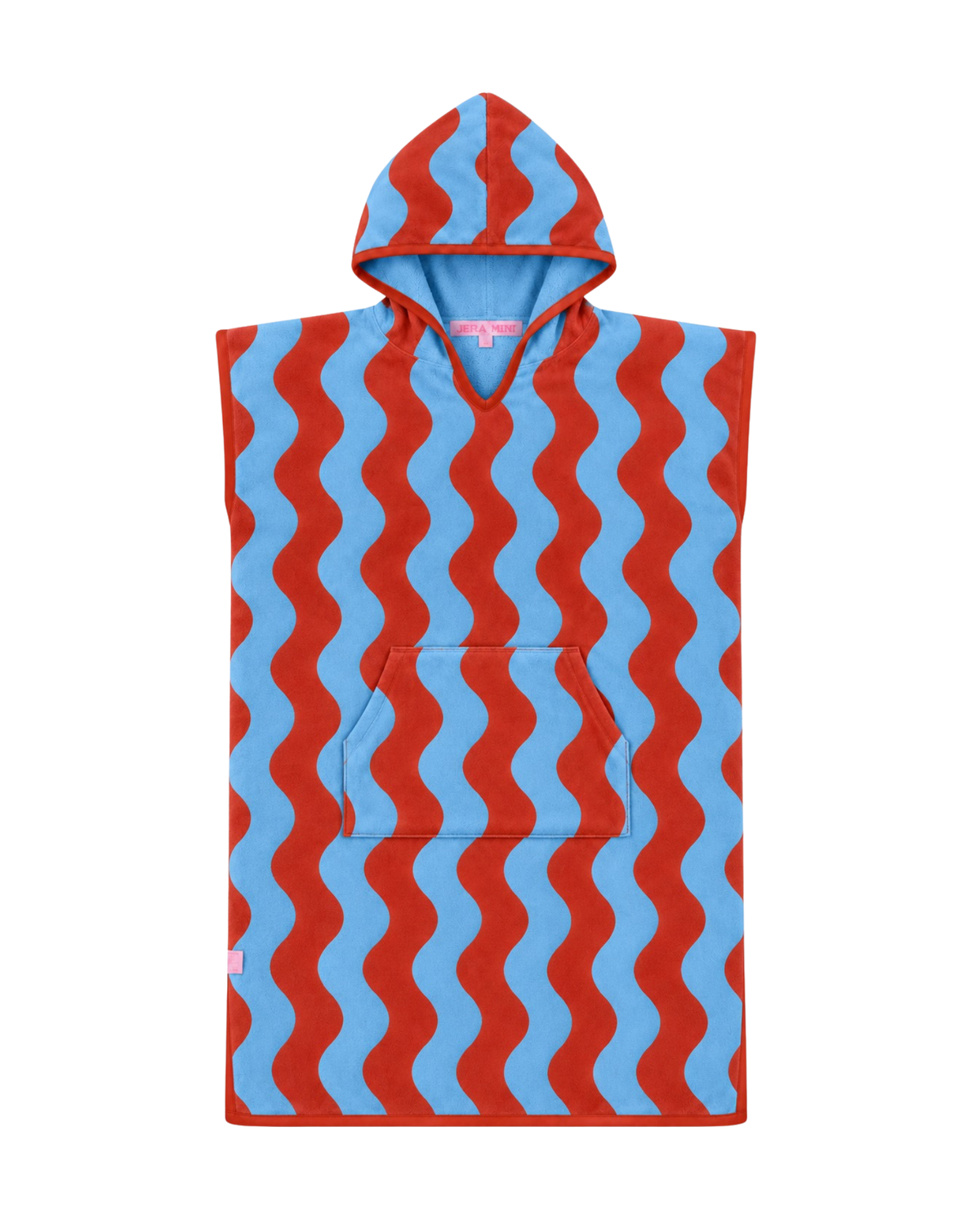 Poncho Adulte Pastel Stripe