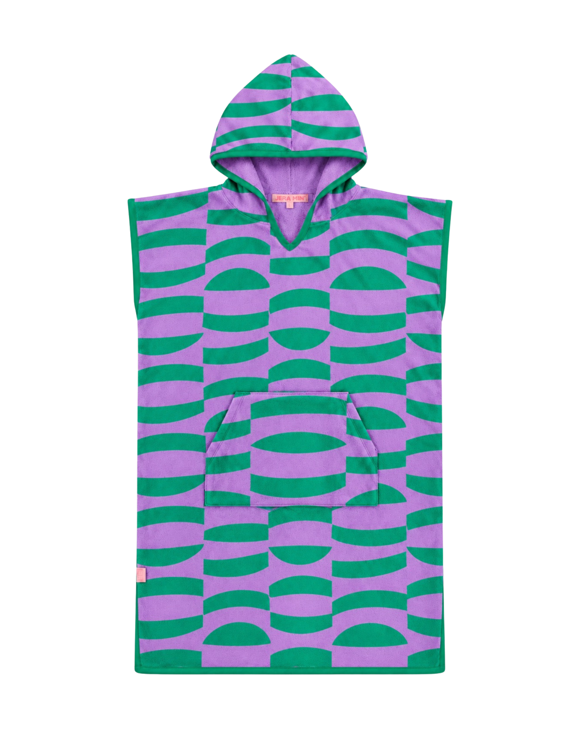 Poncho Adulte Pastel Stripe