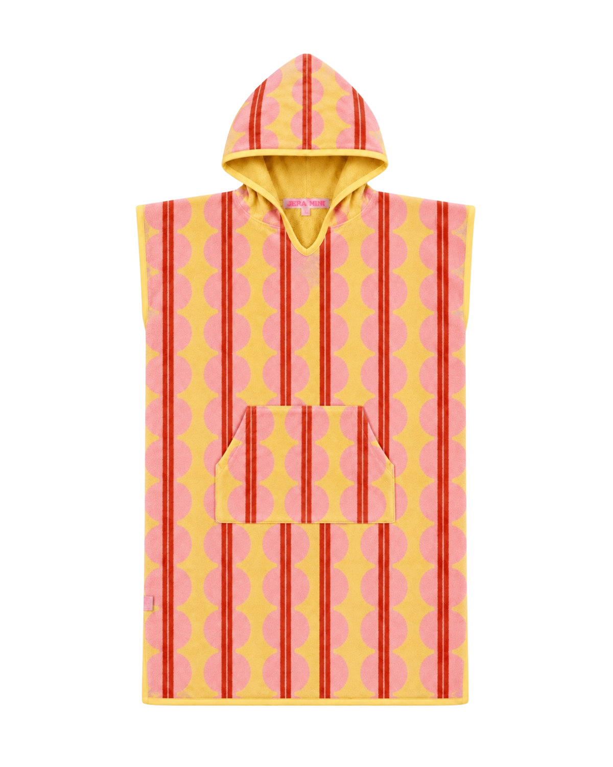 Poncho Adulte Pastel Stripe