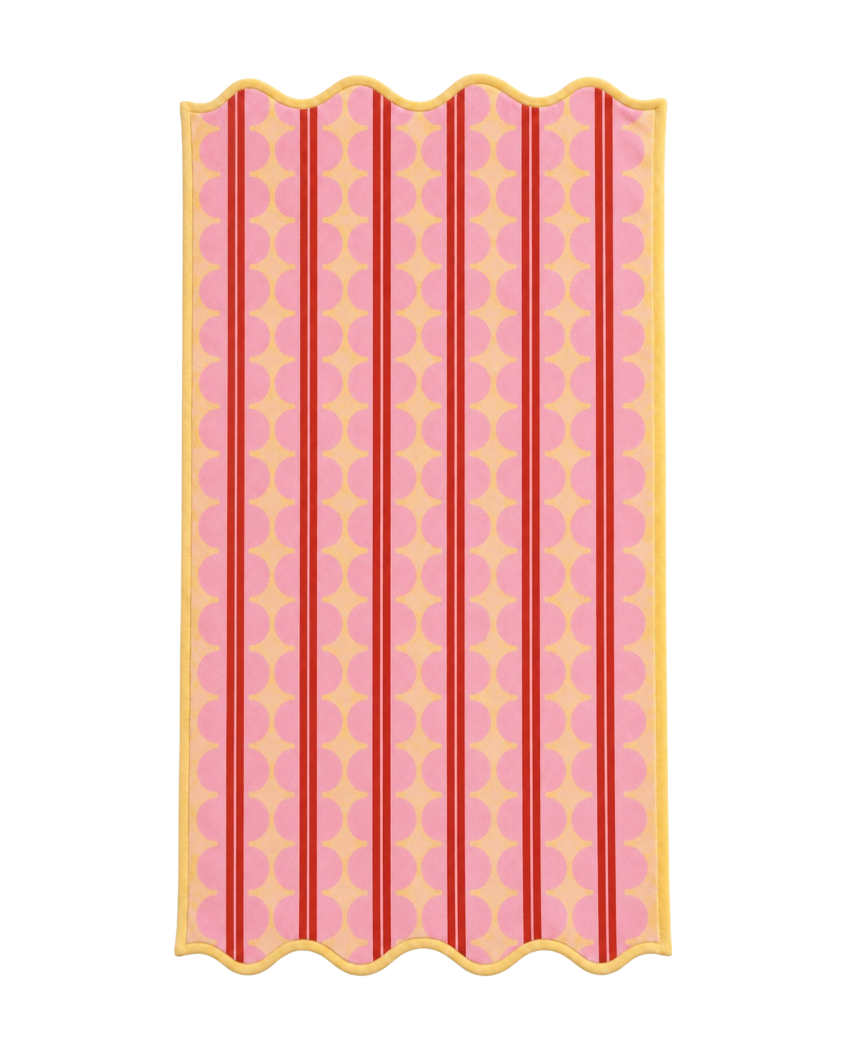 Wavy Beach Towel Limone