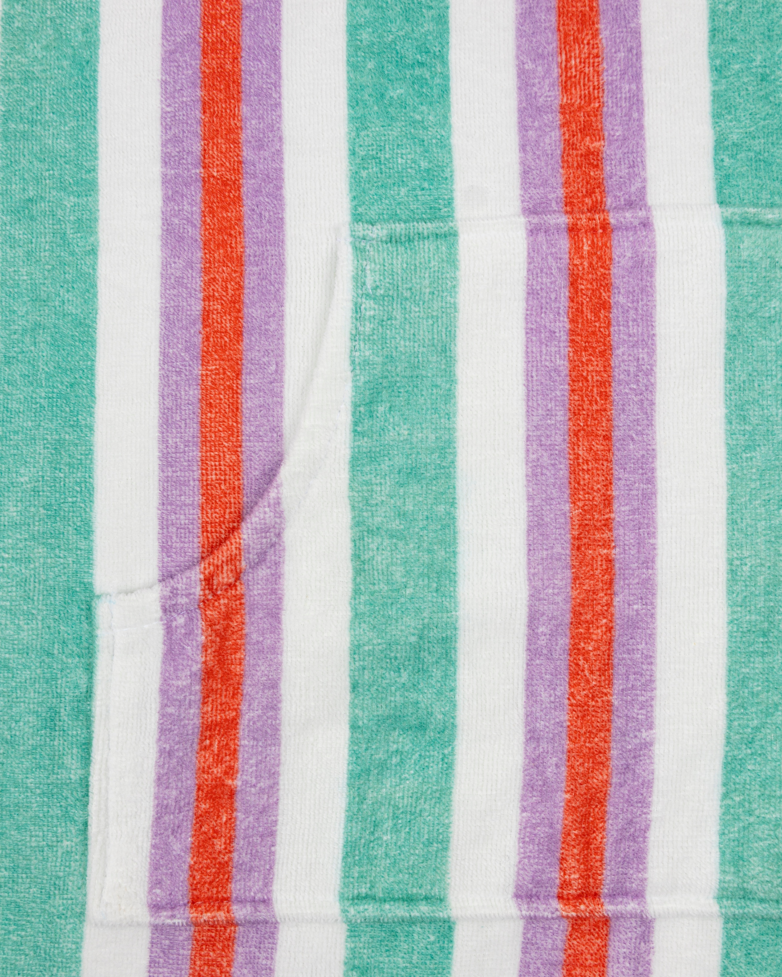 Poncho Adulte Pastel Stripe