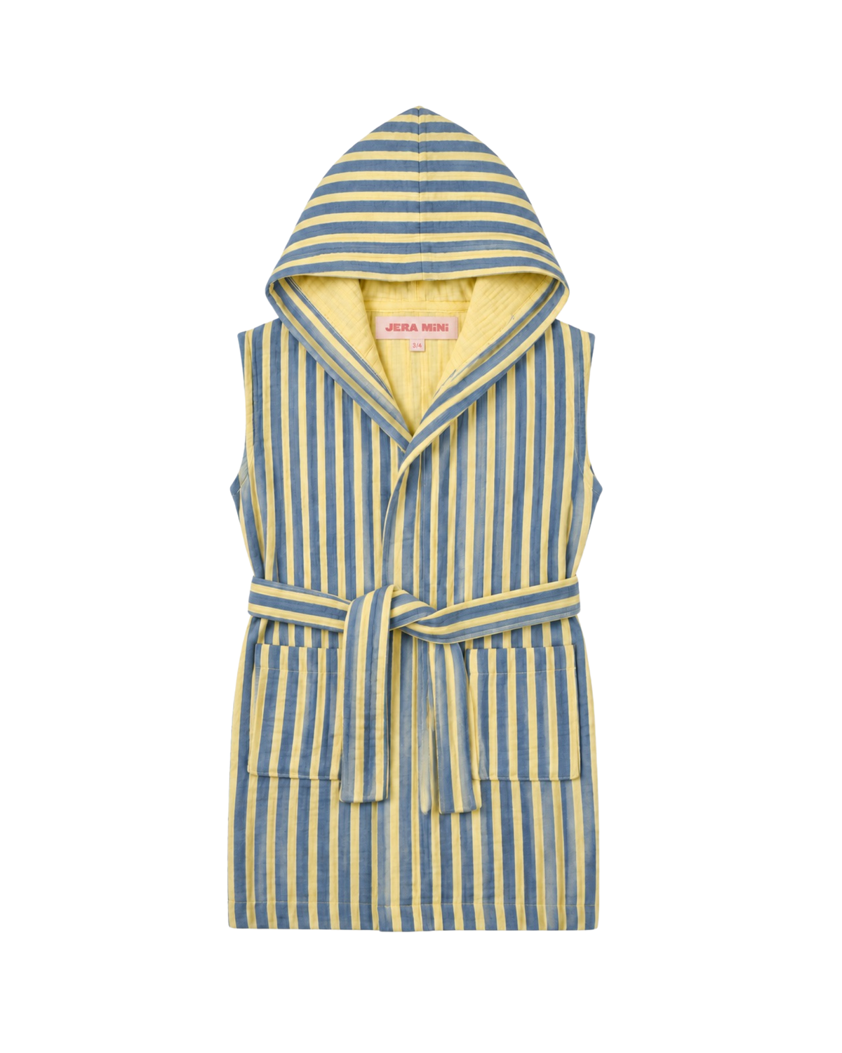 Peignoir sans manches en mousseline Goldsea