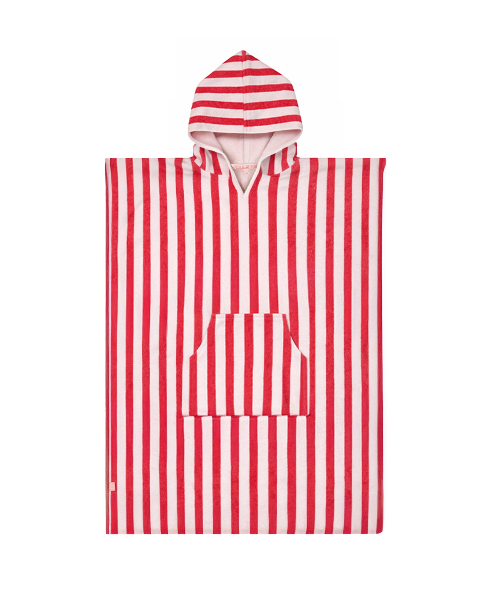 Poncho Adulte Vague Rose