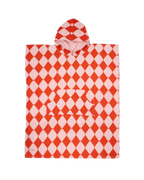 Poncho Adulte Rose Geo