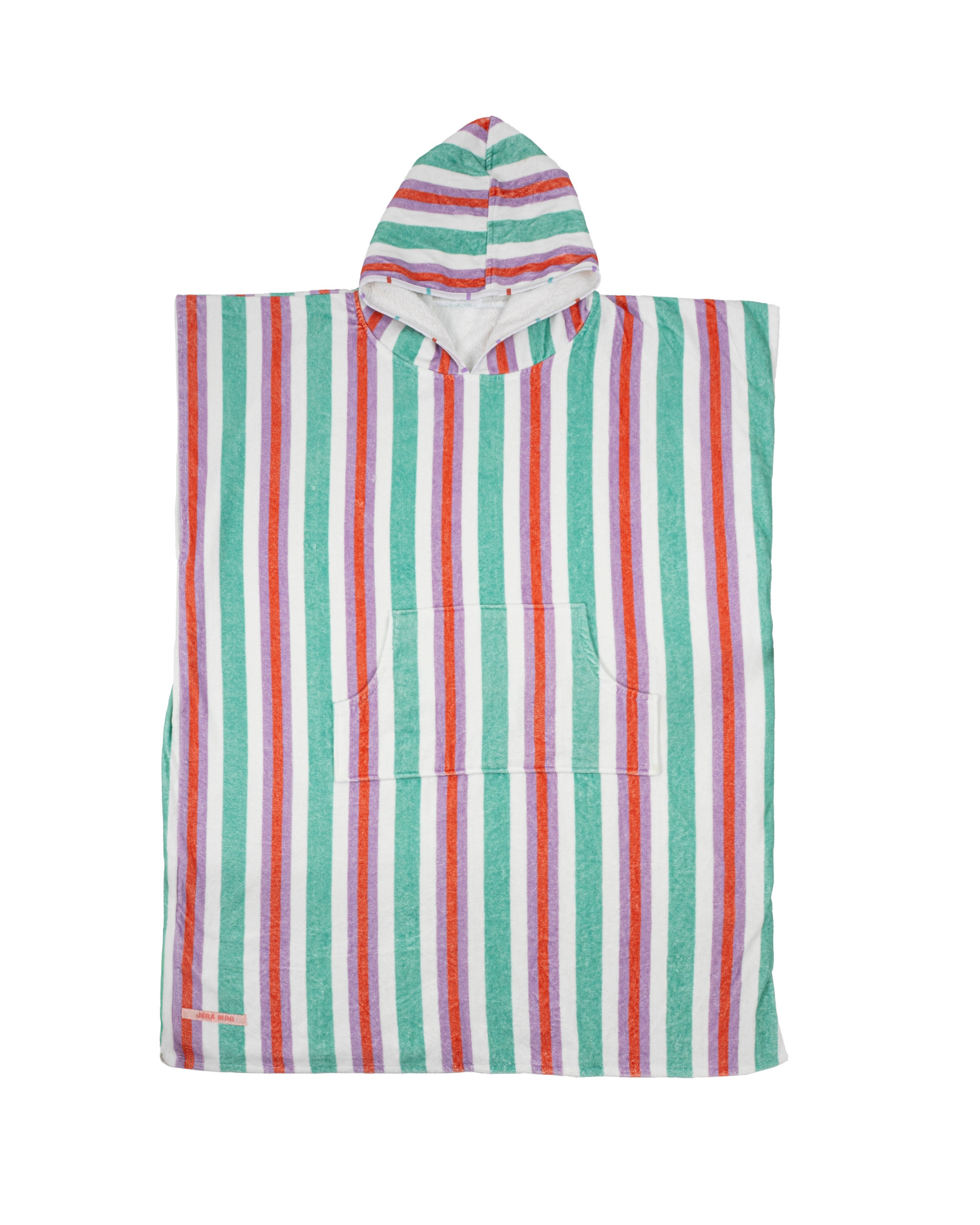 Poncho Adulte Pastel Stripe