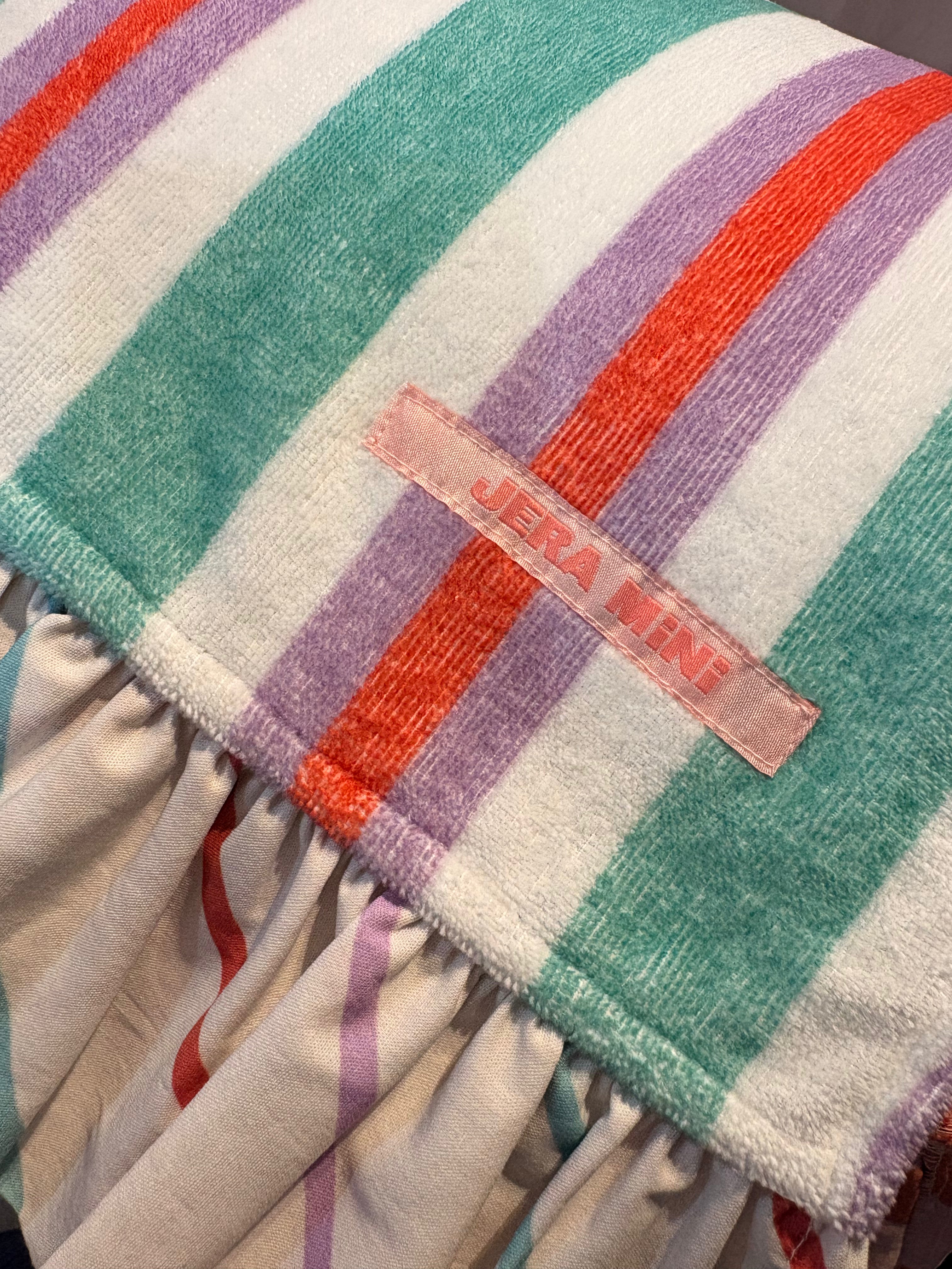 Serviette de Plage Pastel Stripes