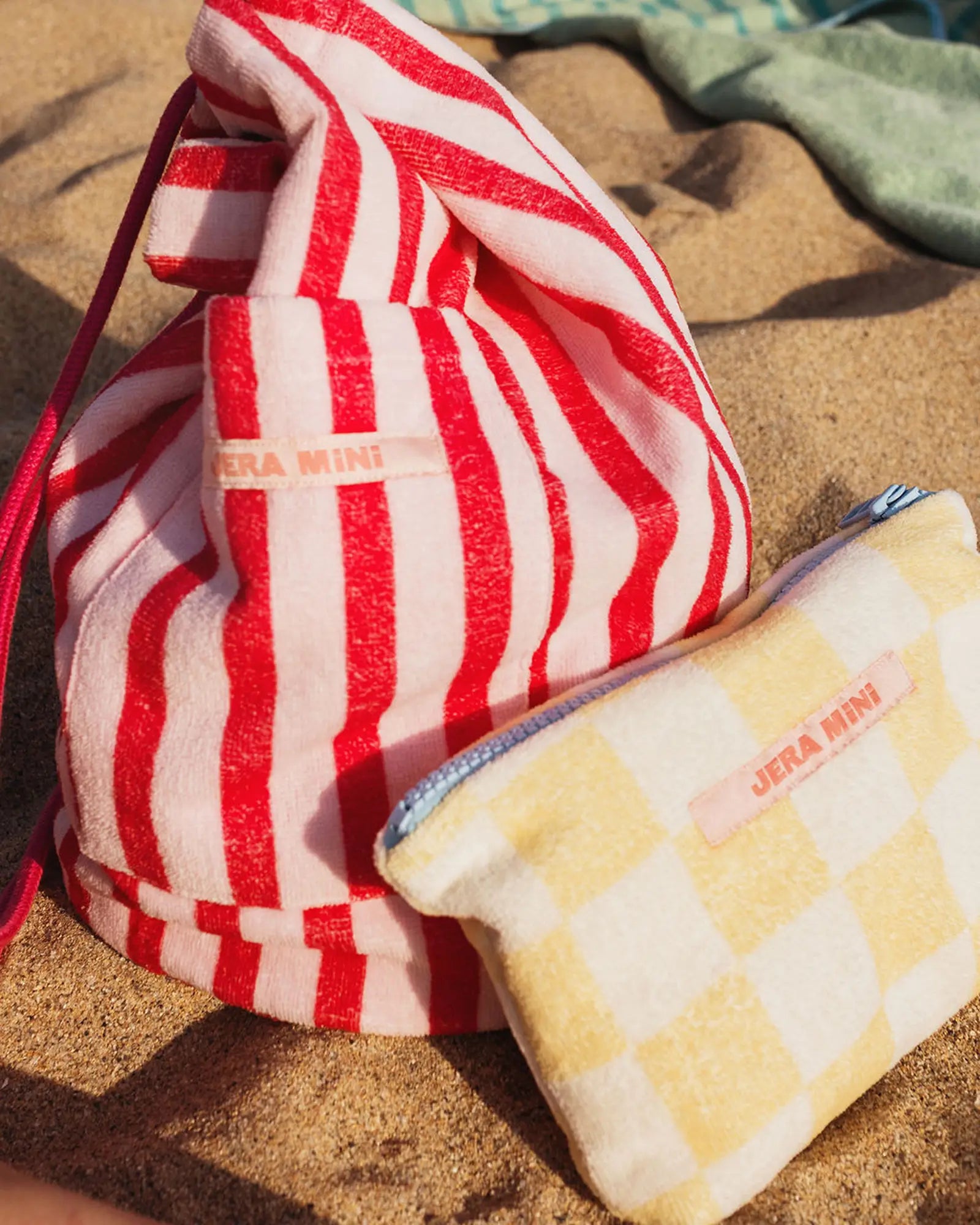 Pochette Mini Vague Jaune