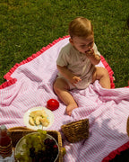 Plaid en Mousseline avec Wellsoft Pinki Stripes