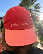 Casquette Petite Brioche Rouge et Rose
